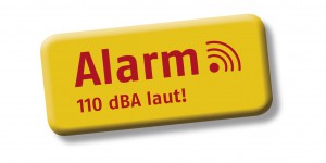 Alarm gelbe Logo
